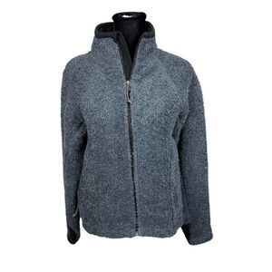 Mountain Hardware Sherpa Fleece Blue Full Zip Jacket - Women’s M